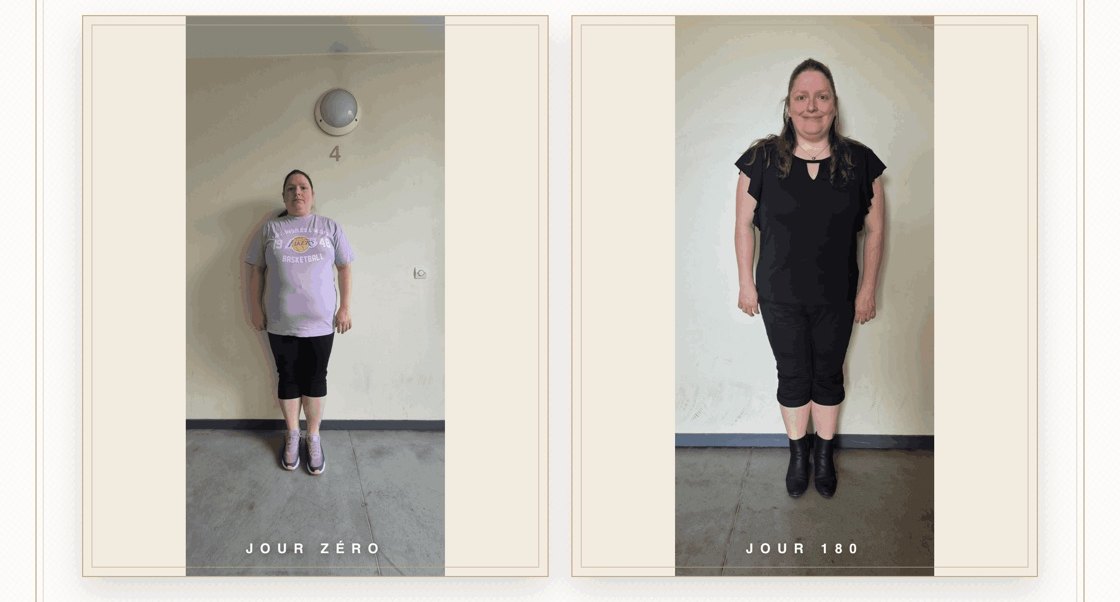 Transformation Aurélie, moins 15,6 kg