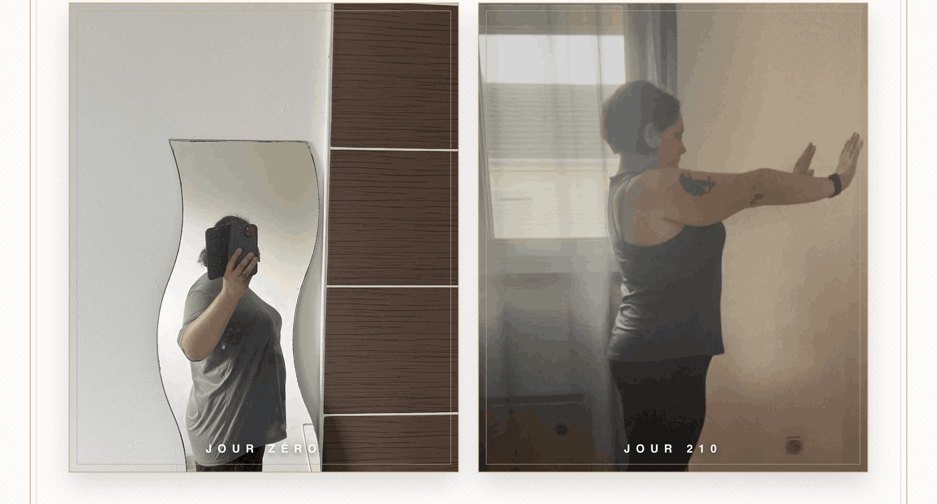 Transformation Gwenaëlle, moins 25,5 kg