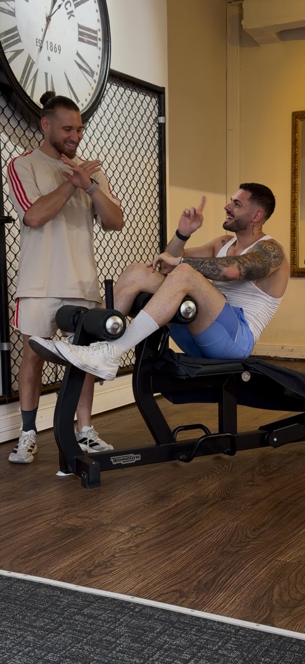 Alexis et Merwan, coachs HORAX, en séance