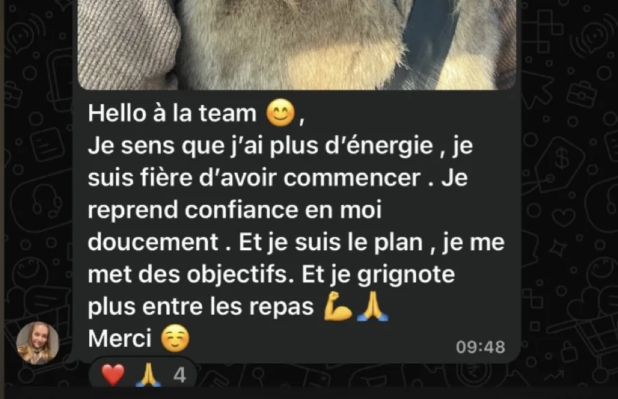 Message WhatsApp cliente